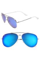 Women's Prive Revaux The Cali Polarized 59mm Sunglasses - Nickel Silver