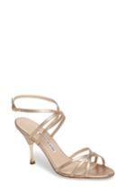 Women's Manolo Blahnik Naro Ankle Strap Sandal .5us / 36.5eu - Metallic