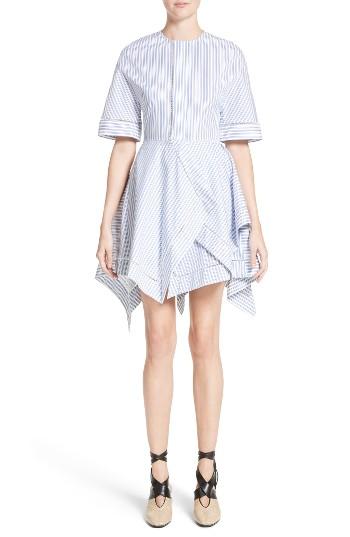 Women's J.w.anderson Stripe Poplin Handkerchief Dress