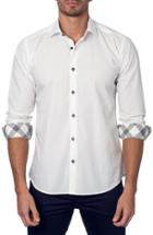 Men's Jared Lang Trim Fit Sport Shirt - White