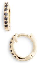 Women's Dana Rebecca Designs Mini Black Diamond Earrings