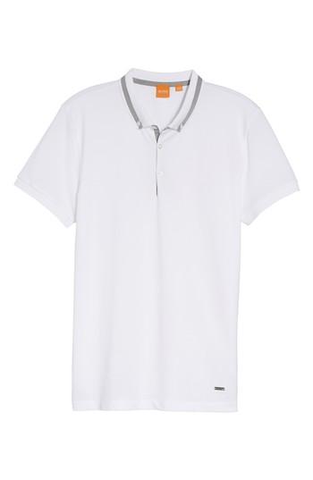 Men's Boss Pejo Polo, Size - White