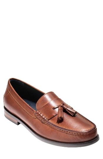 Men's Cole Haan Pinch Friday Tassel Loafer M - Brown