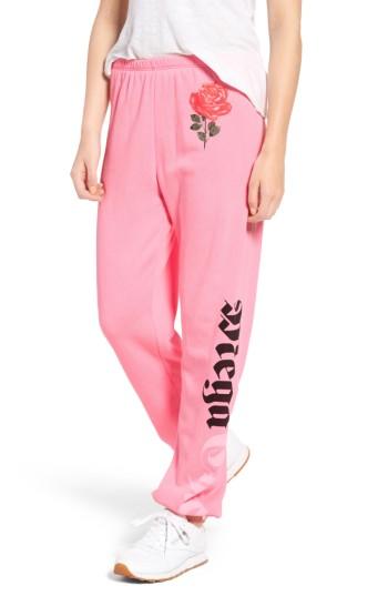 Women's Wildfox Mega Chic Jack Jogger Pants - Pink