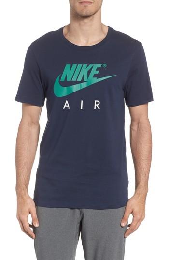 Men's Nike Nsw Air 3 Crewneck T-shirt, Size - Blue