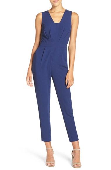 Women's Adelyn Rae Sleeveless Jumpsuit - Blue