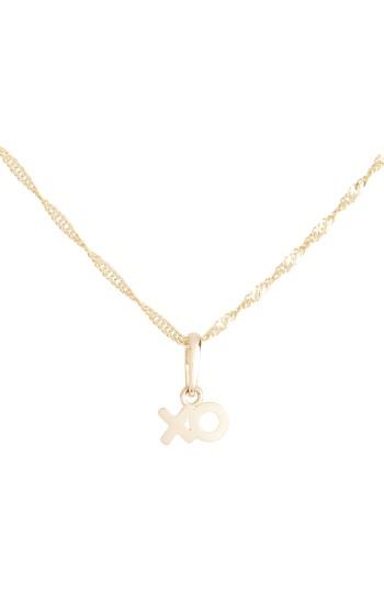 Women's Poppy Finch Xo Charm Pendant Necklace