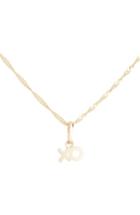 Women's Poppy Finch Xo Charm Pendant Necklace