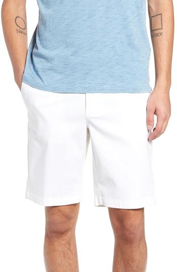 Men's The Rail Flat Front Shorts - White