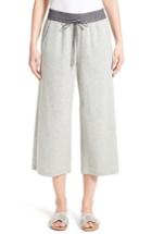 Women's Lafayette 148 New York Crop Wide Leg Pants, Size - Grey