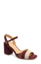 Women's Bill Blass Cadence Quarter Strap Sandal M - Burgundy