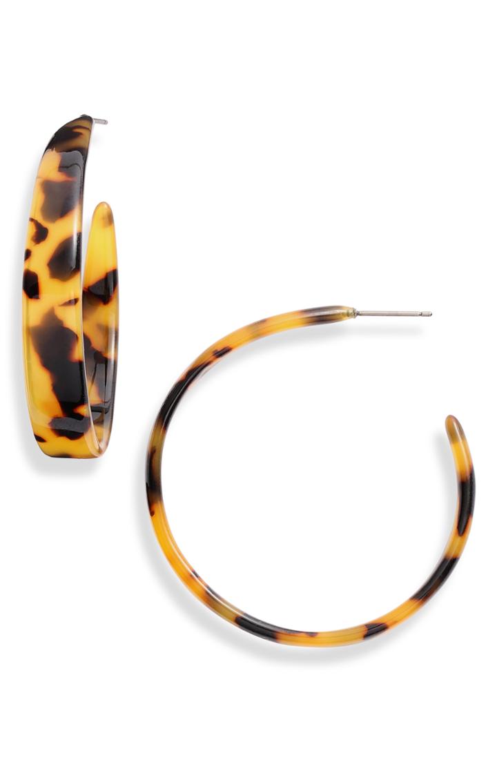 Women's Sterling Forever Graduated Hoop Earrings