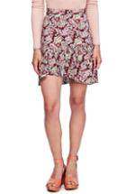 Women's Free People Nadia Ruffle Miniskirt - Pink