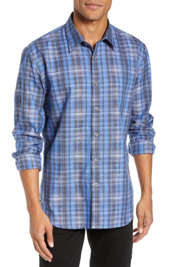 Men's Coastaoro Domingo Fit Plaid Sport Shirt