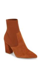 Women's Steve Madden Reece Sock Bootie .5 M - Brown