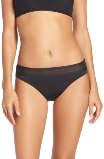 Women's Tommy Bahama Mesh Bikini Bottoms - Black
