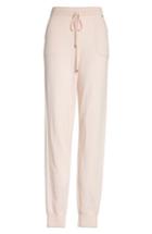 Women's St. John Collection Cashmere Jersey Knit Crop Pants, Size - Pink
