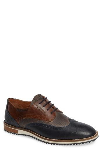 Men's Cycleur De Luxe Pulsano Textured Wingtip Us / 44eu - Blue