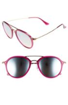 Women's Ray-ban Youngster 53mm Aviator Sunglasses - Fuchsia