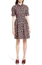 Women's Kate Spade Casa Flora Shirtdress - Black