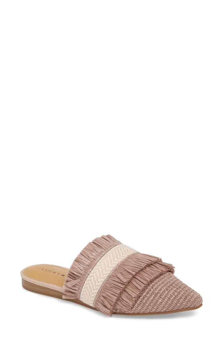 Women's Lucky Brand Baoss Mule .5 M - Grey