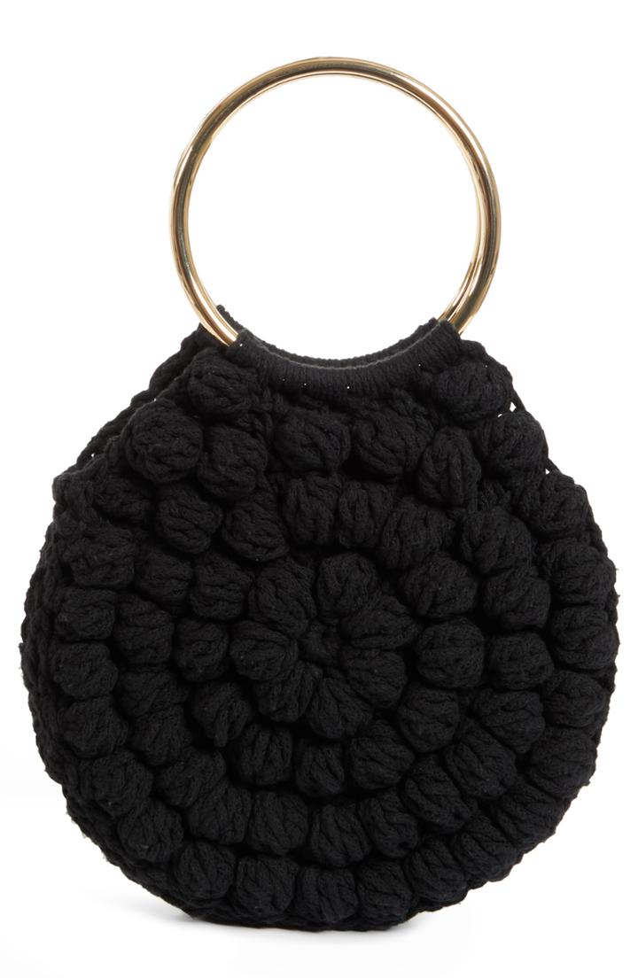 Ulla Johnson Lia Ring Handle Tote - Black