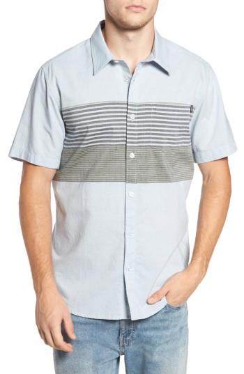 Men's O'neill Altair Stripe Sport Shirt - Blue