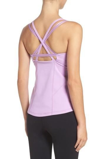Women's Zella Bringing Strappy Back Tank, Size - Purple
