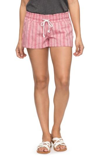 Women's Roxy Oceanside Beach Shorts - Pink