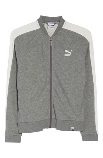 Women's Puma Archive Logo T7 Track Jacket - Grey