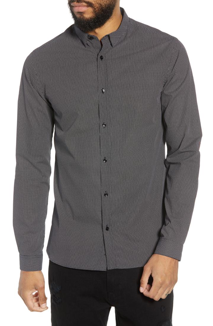 Men's The Kooples Slim Fit Print Sport Shirt