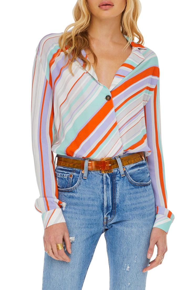 Women's Astr The Label Motif Bodysuit - Orange