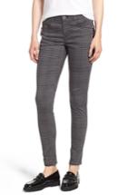 Women's Wit & Wisdom Ab-solution Plaid Slim Pants - Grey