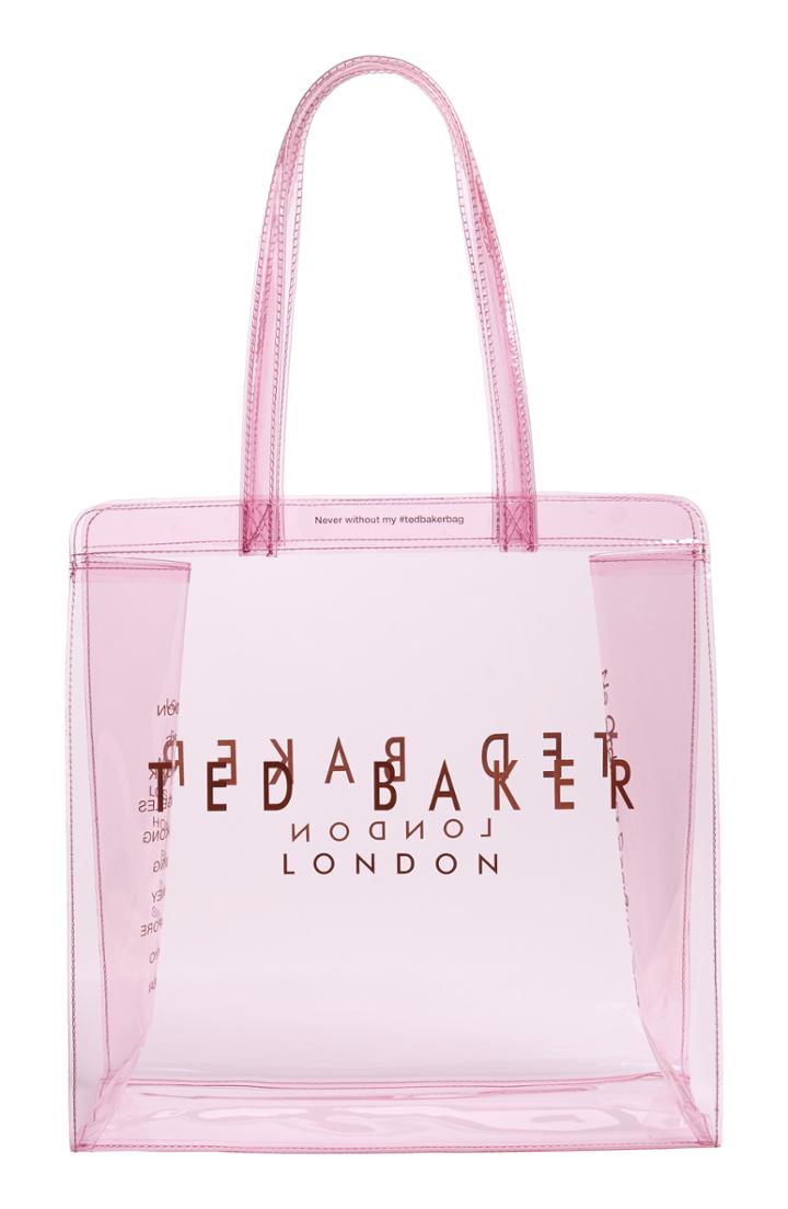 Ted Baker London Large Clear Icon Tote - Pink