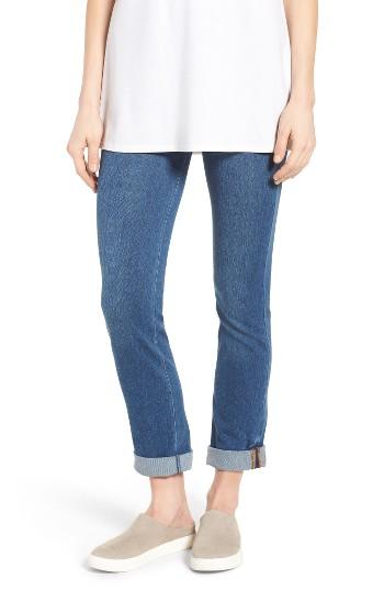 Women's Lysse Boyfriend High Rise Denim Leggings - Blue