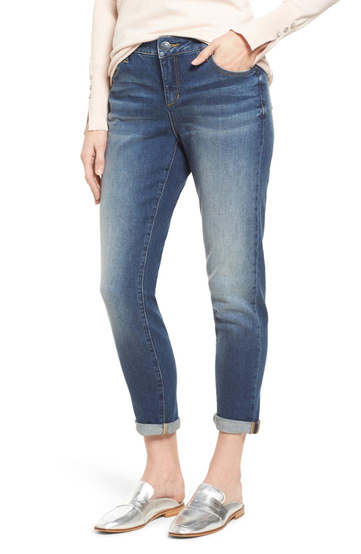 Women's Slink Jeans Rolled Boyfriend Jeans