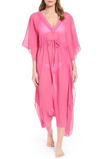 Women's Halogen Caftan, Size - Pink