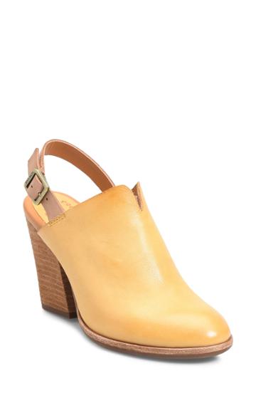 Women's Kork-ease Janelle Slingback Clog M - Yellow