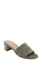 Women's Marc Fisher D Debora Slide Sandal, Size 5 M - Green