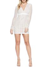 Women's Bardot Clio Crochet Body-con Dress - Ivory