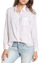 Women's Rails Charli Stripe Shirt, Size - Ivory