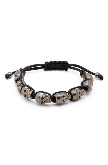 Women's Erwin Pearl Skulls Adjustable Shambala Bracelet
