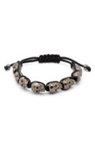 Women's Erwin Pearl Skulls Adjustable Shambala Bracelet