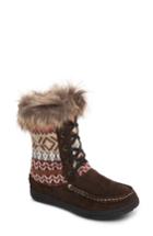 Women's Woolrich Doe Creek Ii Faux Fur Trim Boot M - Brown