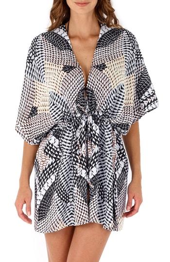 Women's Echo Havana Cover-up Caftan, Size - Black