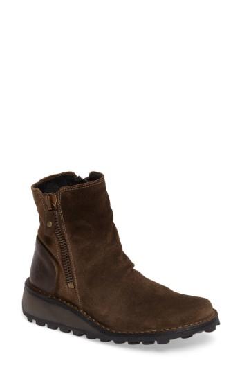Women's Fly London Mong Boot .5-6us / 36eu - Brown