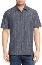 Men's Tommy Bahama Seismic Stripe Silk Sport Shirt