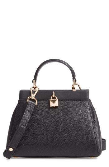 Michael Michael Kors Small Leather Satchel - Black