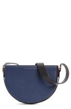 Victoria Beckham Baby Half Moon Calfskin Leather Bag - Blue