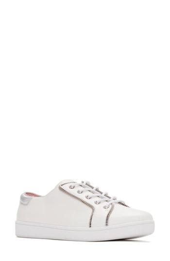 Women's Paige Millie Zipper Detailed Sneaker M - White